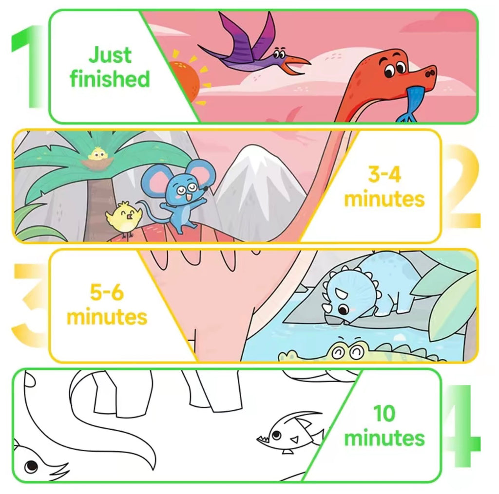 Magic Water Coloring Book (No Mess!)