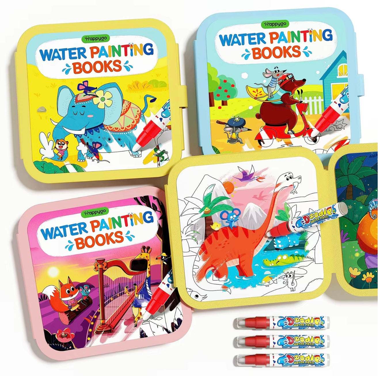 Magic Water Coloring Book (No Mess!)